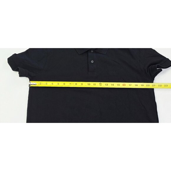 Hugo Boss Regular Fit Size Medium (Euro XL) Mens Black Embroidered Logo Polo - Picture 2 of 13